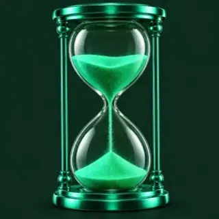 Ornate hourglass — Fair Go