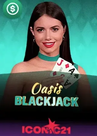 Oasis Blackjack live game cover