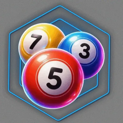 Numbered bingo balls