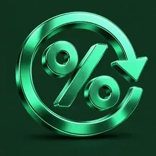 Gold percent symbol — Fair Go