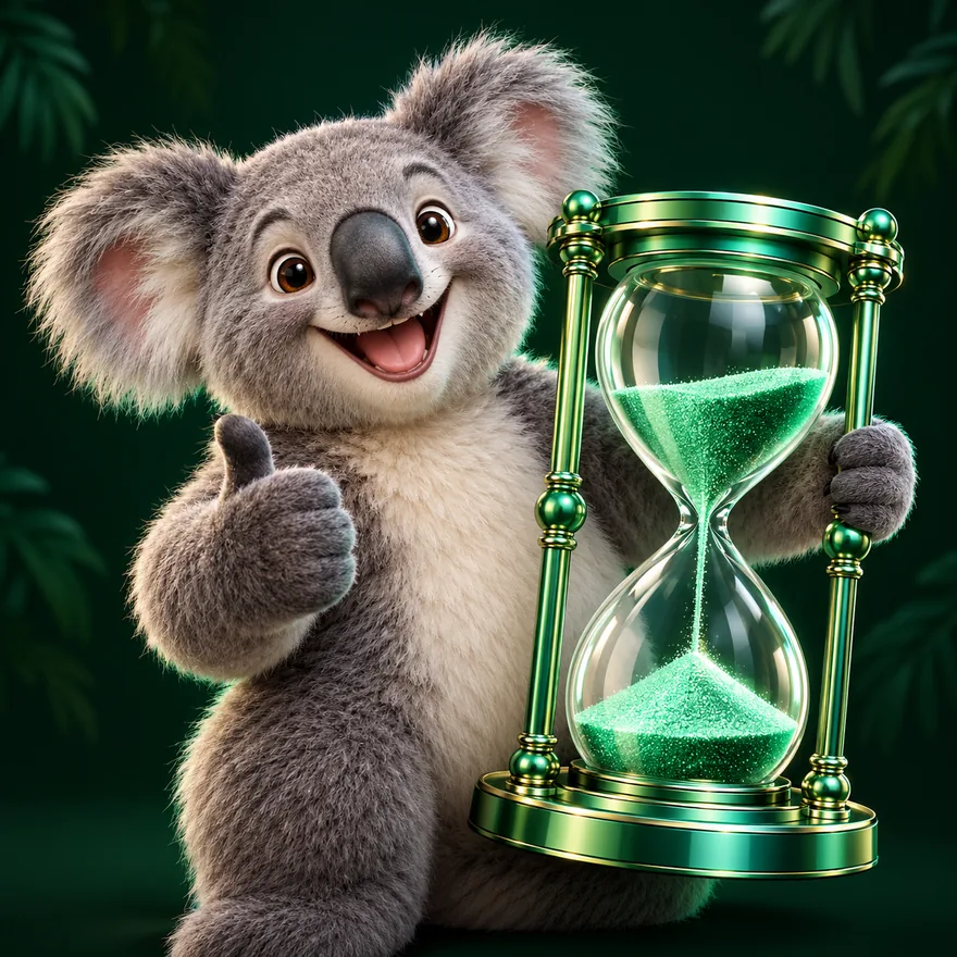 Ornate hourglass — Fair Go
